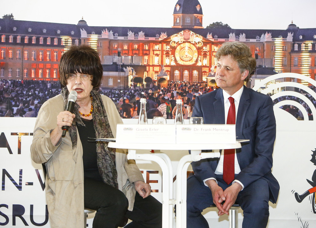 Staatsrätin Gisela Erler (l.) und Oberbürgermeister Frank Mentrup (r.) (Foto: KEG/Jürgen Rösner)