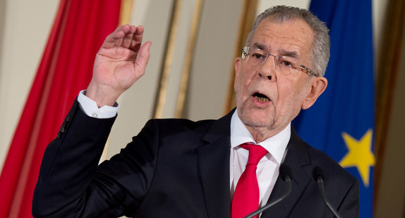 Österreichs Bundespräsident Alexander Van der Bellen (Bild: © dpa)