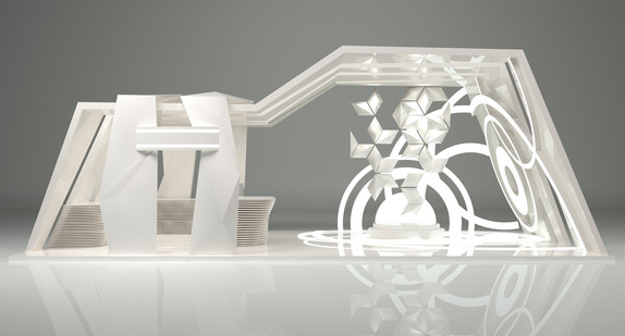 Blank booth exhibition