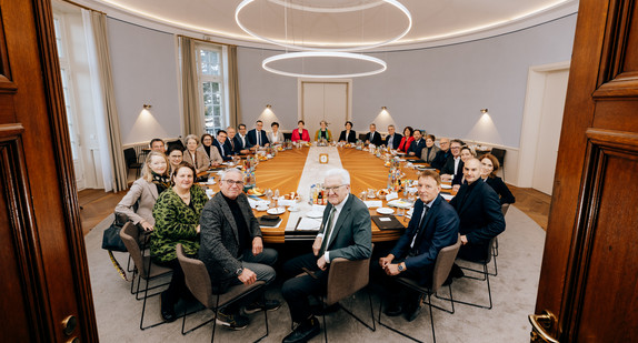 Kabinettssitzung in der Villa Reitzenstein in Stuttgart