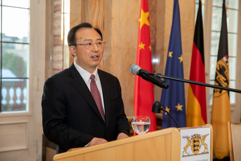 Der Gouverneur der Provinz Jiangsu, Wu Zhenglong (Foto: Staatsministerium Baden-Württemberg)