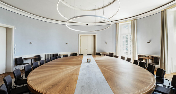 Der Kabinettssaal in der Villa Reitzenstein in Stuttgart