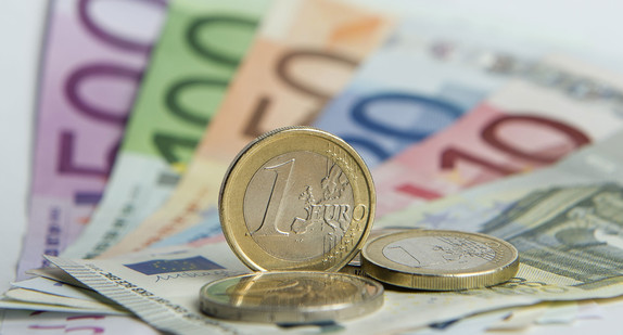 Euro-Banknoten und -Münzen