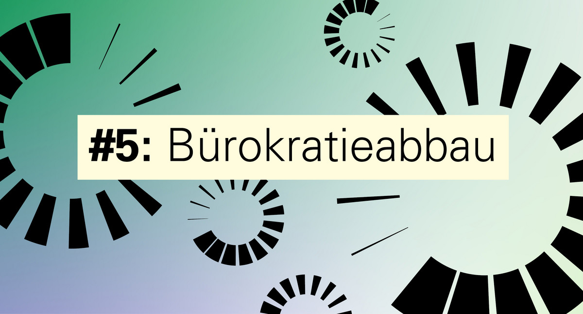 Veranstaltung 5 Bürokratieabbau