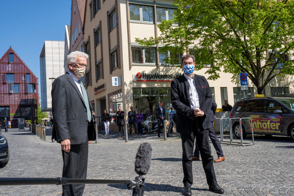 Ministerpräsident Winfried Kretschmann (l.) und der bayerische Ministerpräsident Markus Söder (r.) (Bild: Staatsministerium Baden-Württemberg)