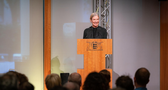 Netzwerkveranstaltung Treffen der baden-württembergischen Kulturschaffenden in Berlin Prof. Dr. Marion Ackermann, Präsidentin der Stiftung Preußischer Kulturbesitz
