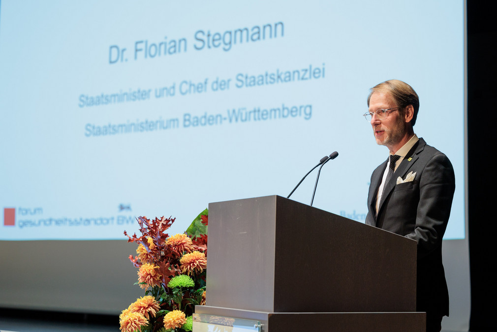 Staatsminister und Chef der Staatskanzlei Dr. Florian Stegmann