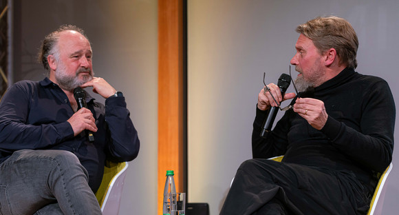 Jörg Bong und Jens Balzer im Gespräch miteinander