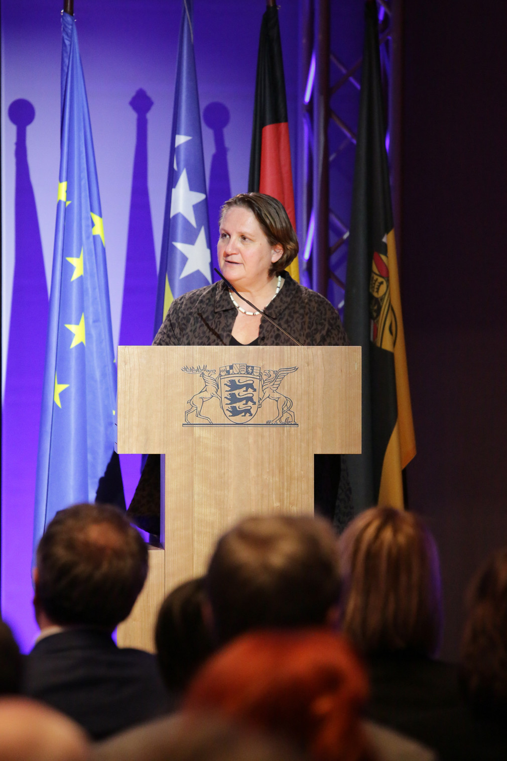 Begrüßung durch Staatssekretärin Theresa Schopper – Staatsministerium Baden-Württemberg