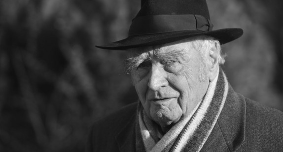 Der Schriftsteller Martin Walser, aufgenommen in Birnau am Bodensee.