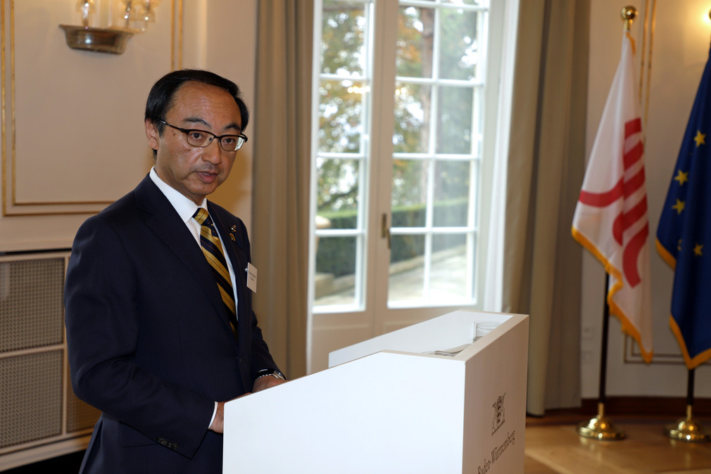 Parlamentspräsident Hiroyuki Umezawa (Bild: Staatsministerium Baden-Württemberg)