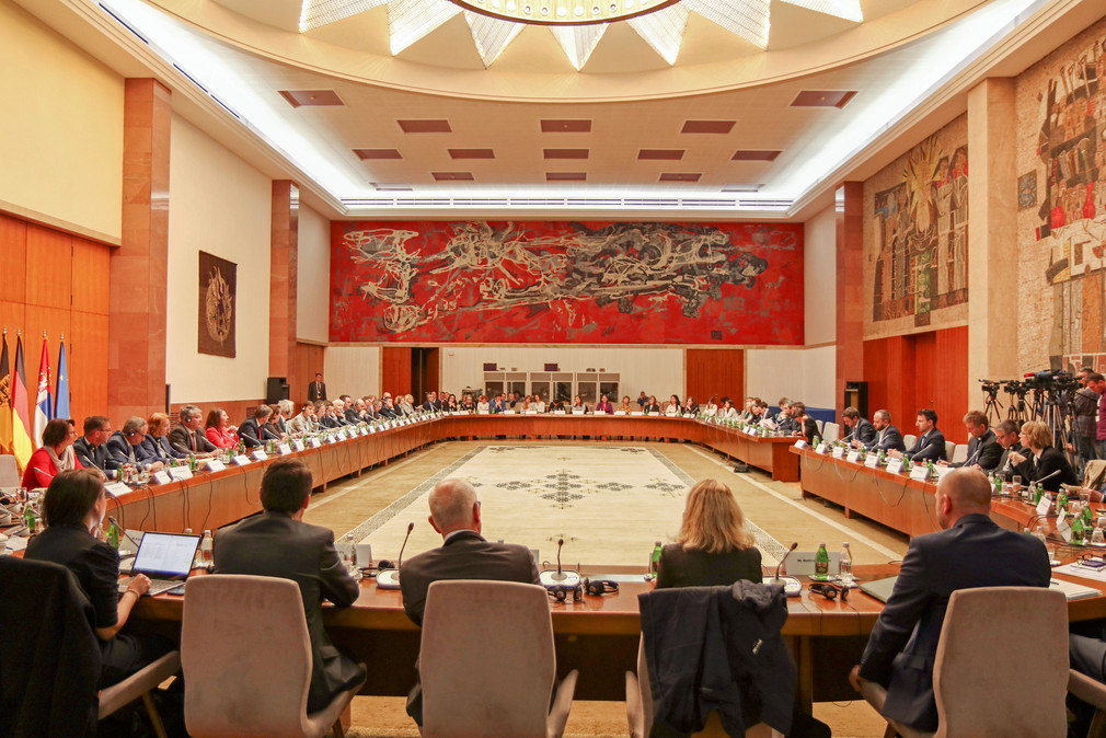 Sitzung der Gemischten Regierungskommission Baden-Württemberg/Serbien am 17. April 2018 in Belgrad