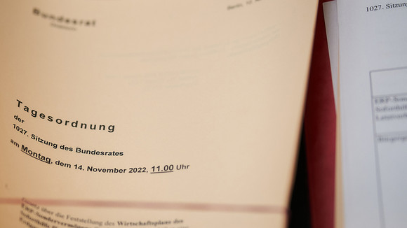 1027. Bundesratssitzung am 14.11.2022