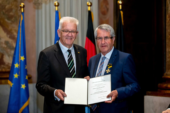 Ministerpräsident Winfried Kretschmann (l.) und Philippe Richert (r.) 