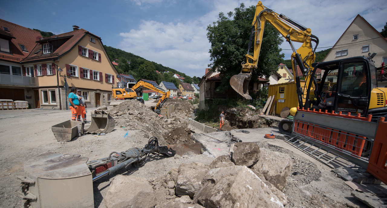 35 Millionen Euro Aufbauhilfe Fur Braunsbach Staatsministerium Baden Wurttemberg
