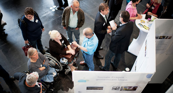 Diskussionen auf dem Kongress für Beteiligung (Bild: © Mario Wezel)