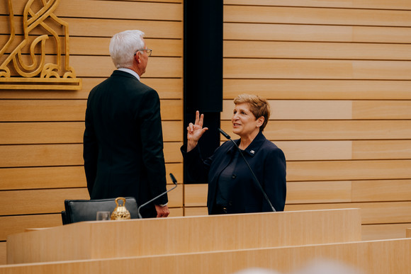 Vereidigung von Nicole Razavi, Ministerin für Verkehr