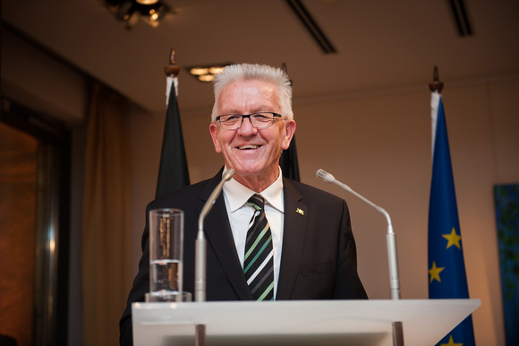 Ministerpräsident Winfried Kretschmann (Foto: © Vertretung des Landes Baden-Württemberg bei der Europäischen Union/FKPH)