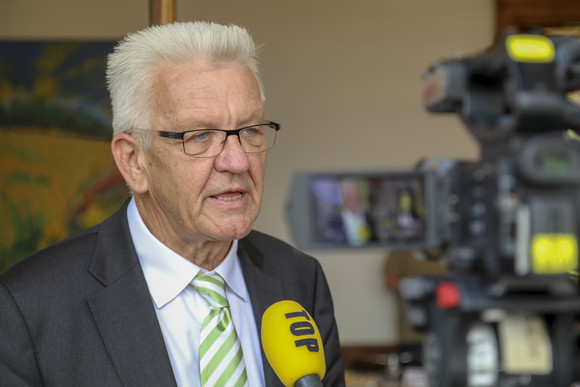 Ministerpräsident Winfried Kretschmann im Interview