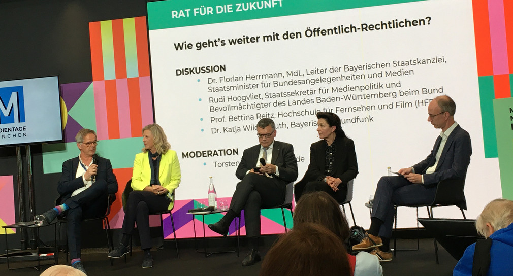 Rudi Hoogvliet, Staatssekretär für Medienpolitik auf der Green Stage der Medientage München 2023