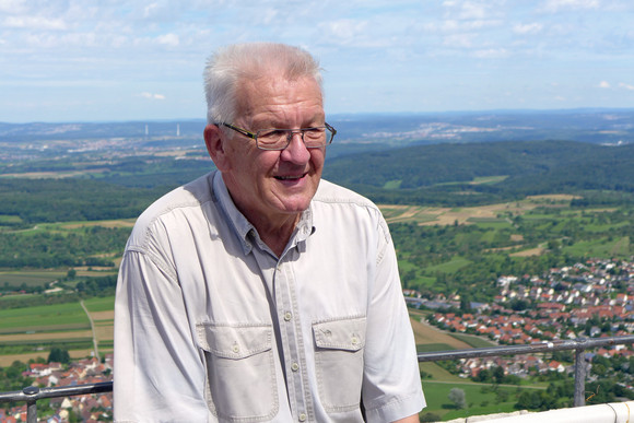 Burg Hohenneuffen: Ministerpräsident Winfried Kretschmann