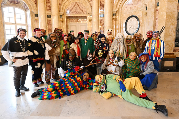 Gruppenbild mit dem Alemannischen Narrenring