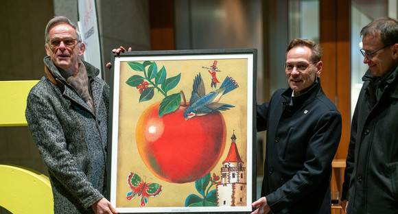 Übergabe der Gengenbacher Weihnachtstanne an die Landesvertretung, 25.11.2025