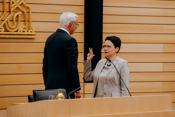 Vereidigung von Marion Gentges, Ministerin für Ländlichen Raum, Landwirtschaft und Heimat