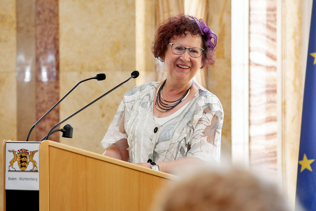 Gerlinde Kretschmann bei ihrer Rede (Bild: Staatsministerium Baden-Württemberg)