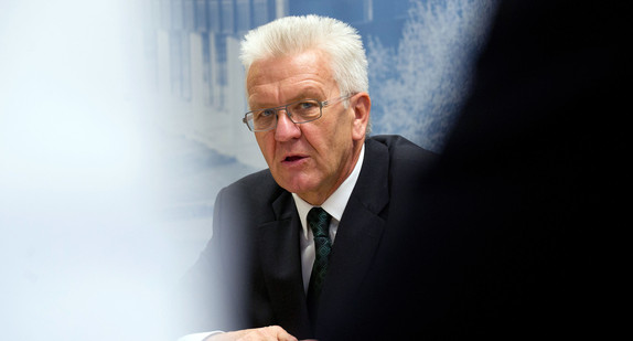 Ministerpräsident Winfried Kretschmann; Foto: dpa