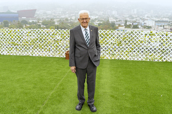 Ministerpräsident Winfried Kretschmann in Los Angeles