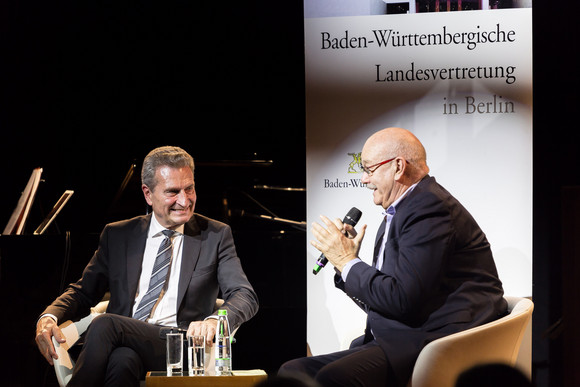 POLITIK „Au revoir, Herr EU-Kommissar“ Günther H. Oettinger im Gespräch mit Rolf-Dieter Krause