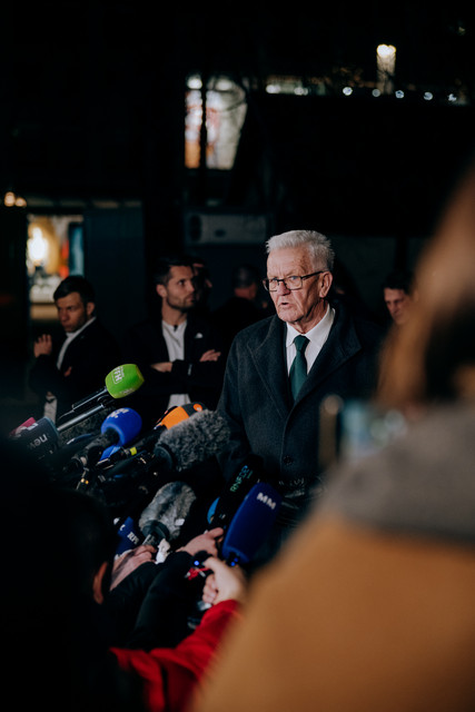 Ministerpräsident Winfried Kretschmann