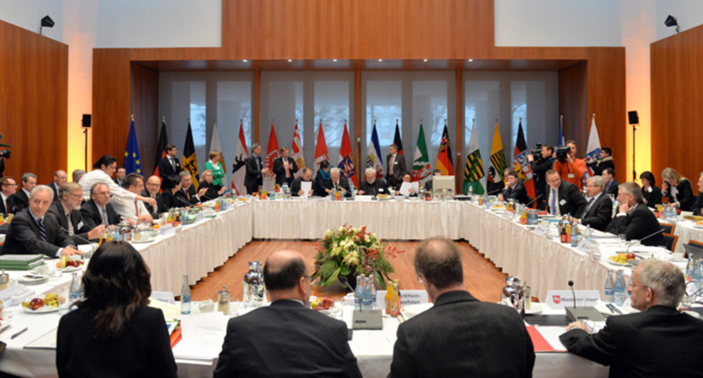 Ministerpräsidentenkonferenz in der Landesvertretung Baden-Württemberg in Berlin