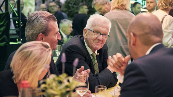 Günther Oettinger, Ministerpräsident Winfried Kretschmann