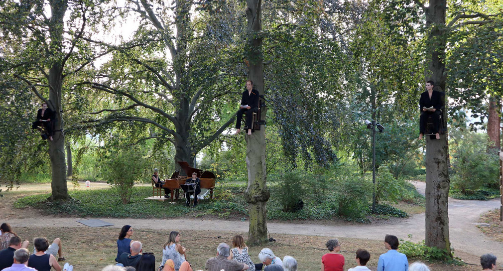 Theater Lindenhof spielt im Park der Villa Reitzenstein in Stuttgart (Bild: Staatsministerium Baden-Württemberg)