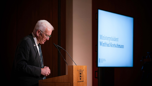 Abschiedsveranstaltung von Ministerpr&auml;sident Winfried Kretschmann in der Landesvertretung Berlin am 7. Mai 2026