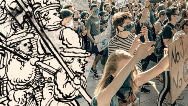 500 Jahre Bauernkrieg, Protest damals und heute